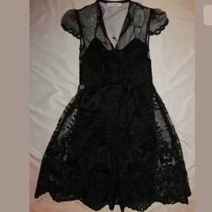 KAY UNGER gothic Lolita floral embroidered dress 2